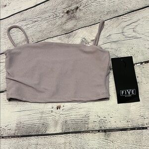 FIVE dancewear icon top YL light purple